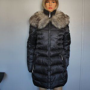 #422 Polyester blend/ faux fox coat